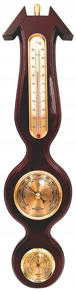 Évitez les pannes de piles : station météo mécanique 3-en-1 de 40 cm