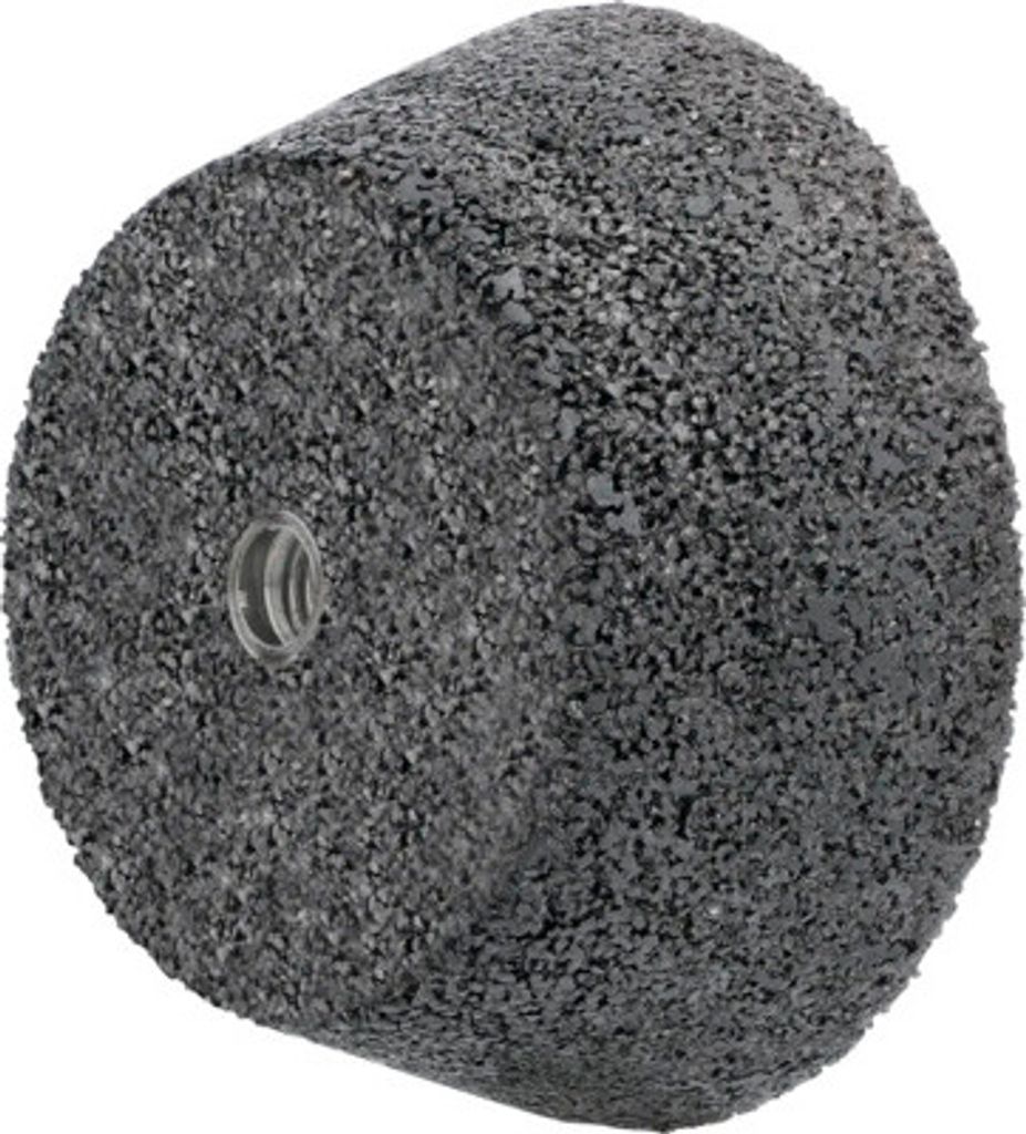 Schleiftopf Norton konische Form Ø 110x22,23 mm Korn 24, Siliziumkarbid-Schleifkorn für Stein/Guss