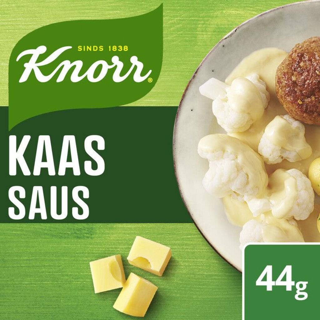 Knorr Käse Sauce Pulver 44g – cremige Käsesauce für Pasta, Produktbild 