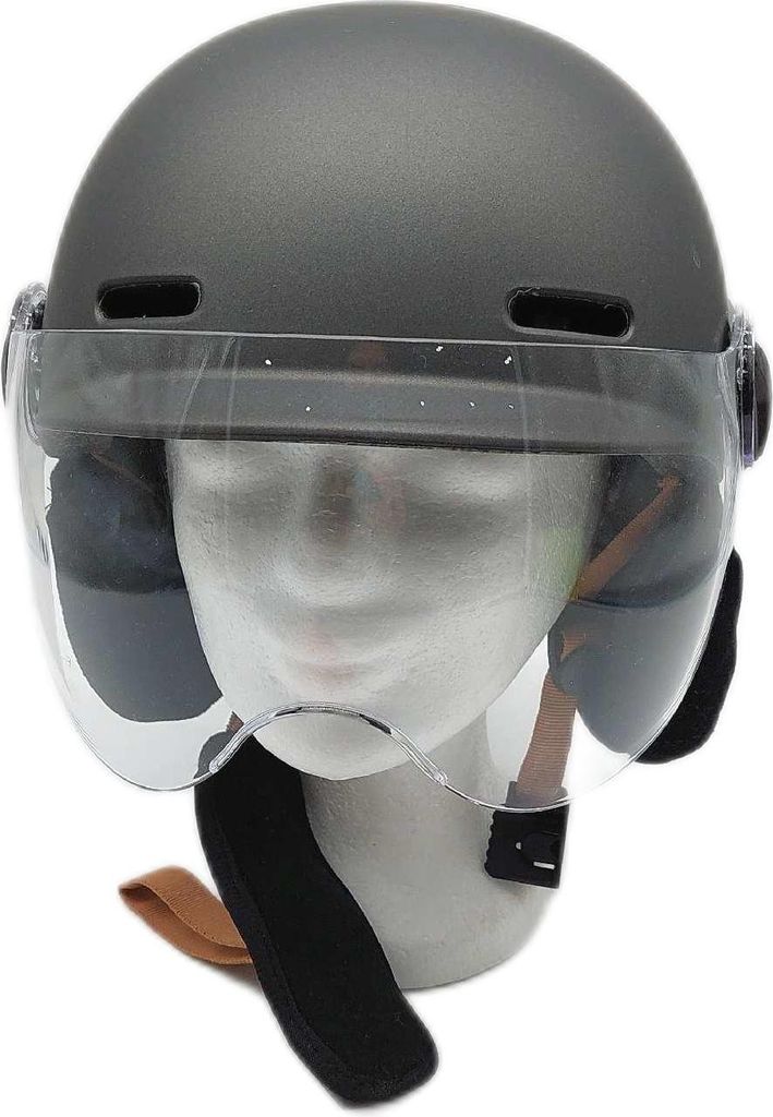 Casr Fahrradhelm Sportausruestung Glow XL Visier Sicherheit Produktbild 