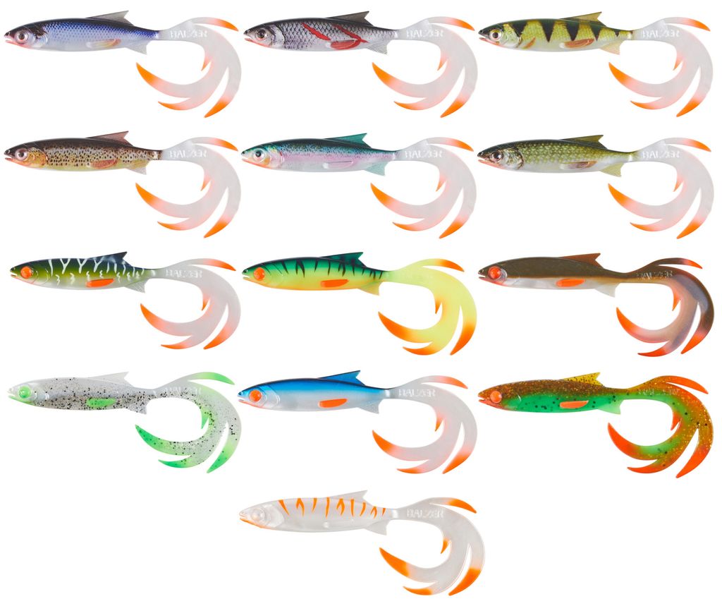 Balzer Shirasu Reptile Shad - Gummifisch, Länge / Gewicht:11cm / 6g, Farbe:Barsch