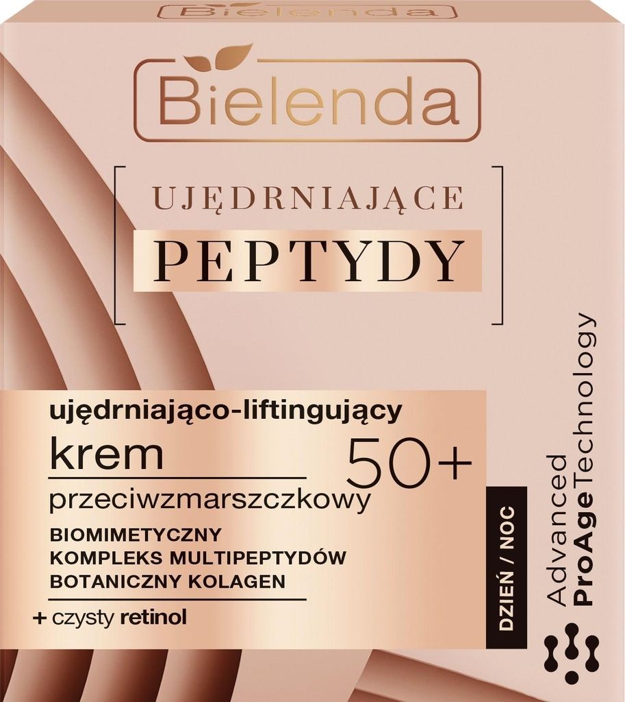 Bielenda Straffende Peptide 50+ Straffende und liftende Anti-Falten Tages- und Nachtcreme 50 ml