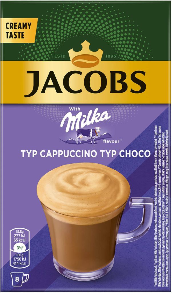 JACOBS Löskaffee Typ Cappuccino Milka* Geschmack 10 x 8 Produktbild 3