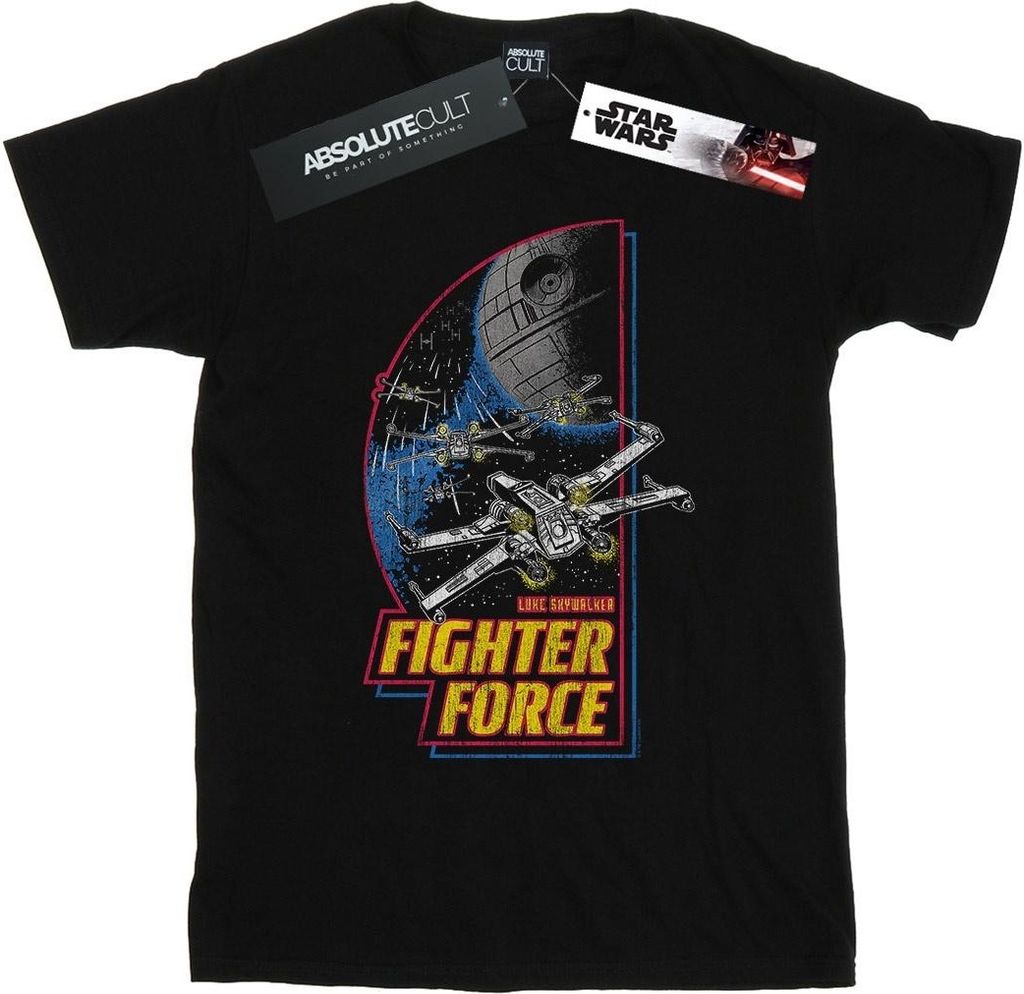 Star Wars - "Fighter Force" T-Shirt für Herren BI46602 (S) (Schwarz)
