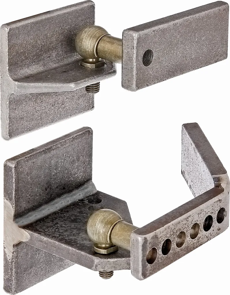 Pivot de levage pour portillon métallique Alberts 411725 en acier brut