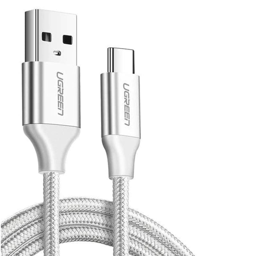Ugreen USB-A-zu-C Kabel 1,5m QC 3.0 3A Weiß Produktbild 