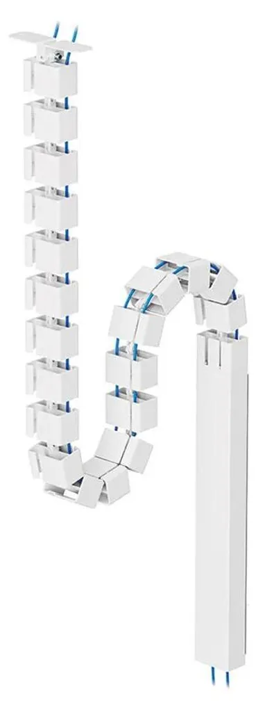 Cache-câbles bureau Neomounts ADS06-133WH pour ranger vos fils Blanc