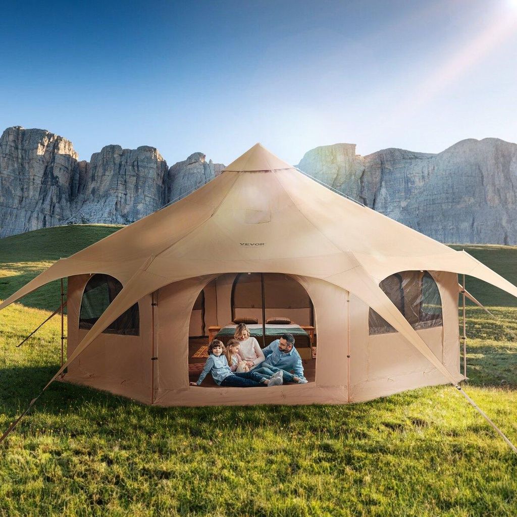 Tenda in tela, 4 stagioni, 5 m/16,4 piedi, tenda a campana, Immagine del prodotto 