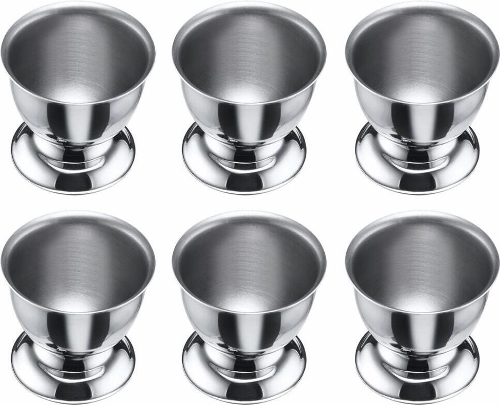 Westmark 6 Eierbecher mit Fuß, Edelstahl, 207422E2 Produktbild 