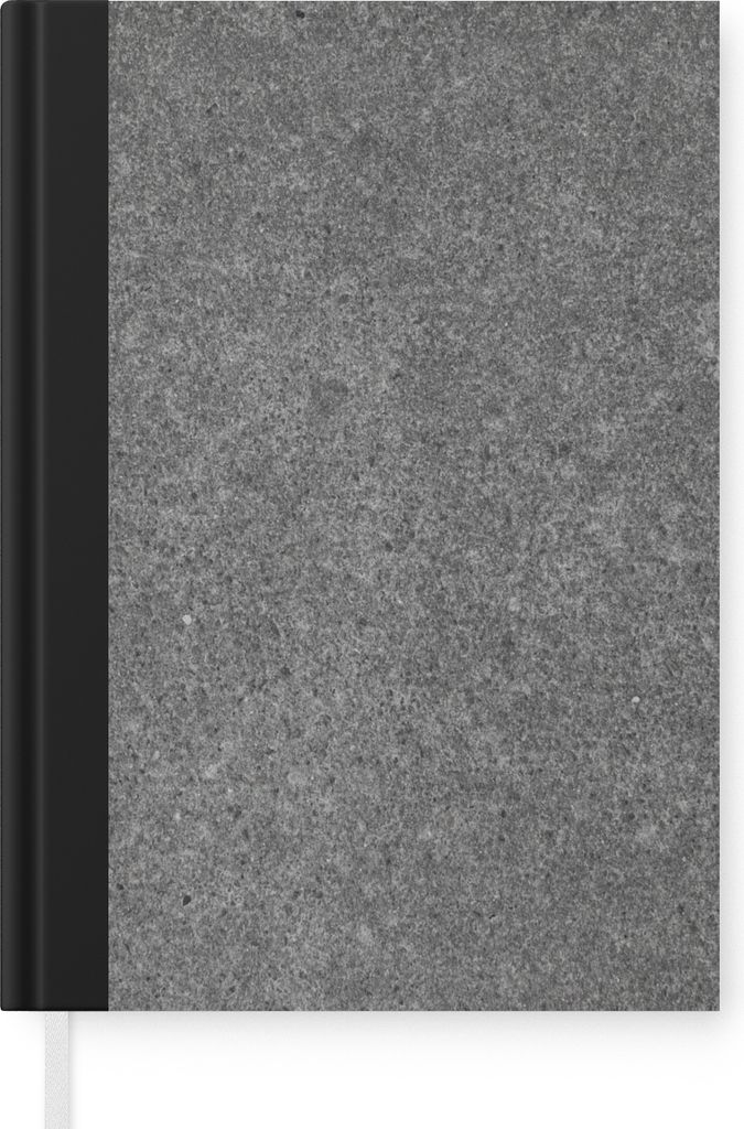 MuchoWow Notizbuch Tagebuch Haushaltsbuch Notebook A5 Beton - Muster - Zement - Vintage - Textur - Rustikal - Notizblock - Notizheft - Notebook -...