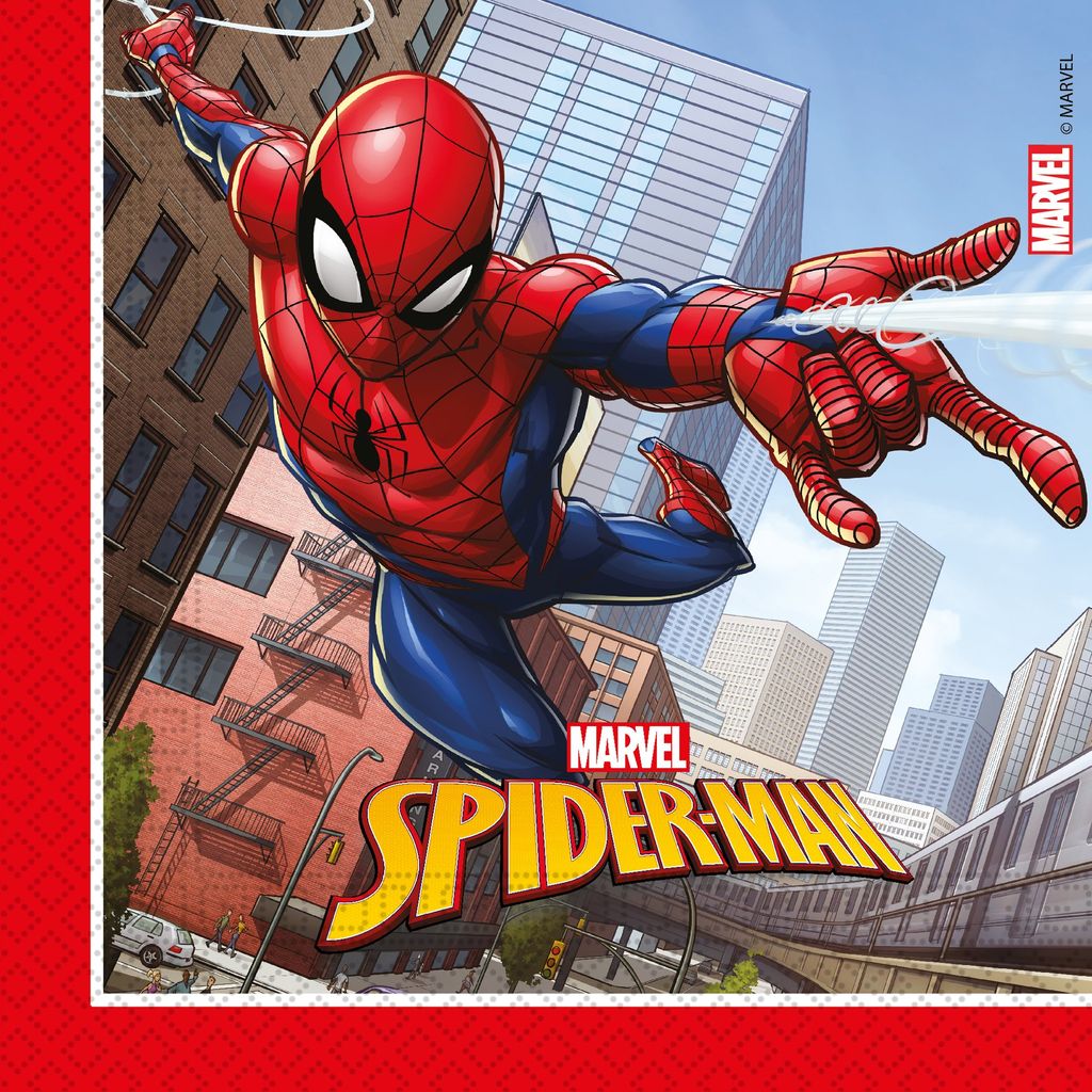 Globos Paper ServiettesSpider-Man, 20pcs Image du produit 