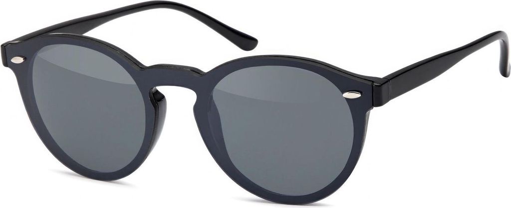 styleBREAKER Uni Sonnenbrille Monoglas Shield | Flaches Glas verspiegelt & UV400 | Moderne Flatlens Brille für Festival & Alltag | Inklusive Etui ...