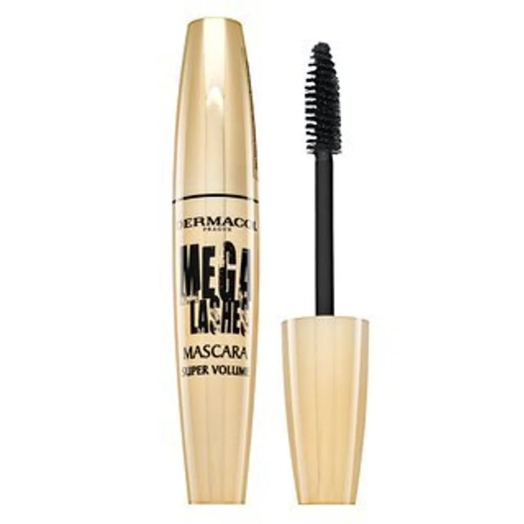 Mascara Super Volume Dermacol Noir 13ml Idéal pour Extensions de Cils