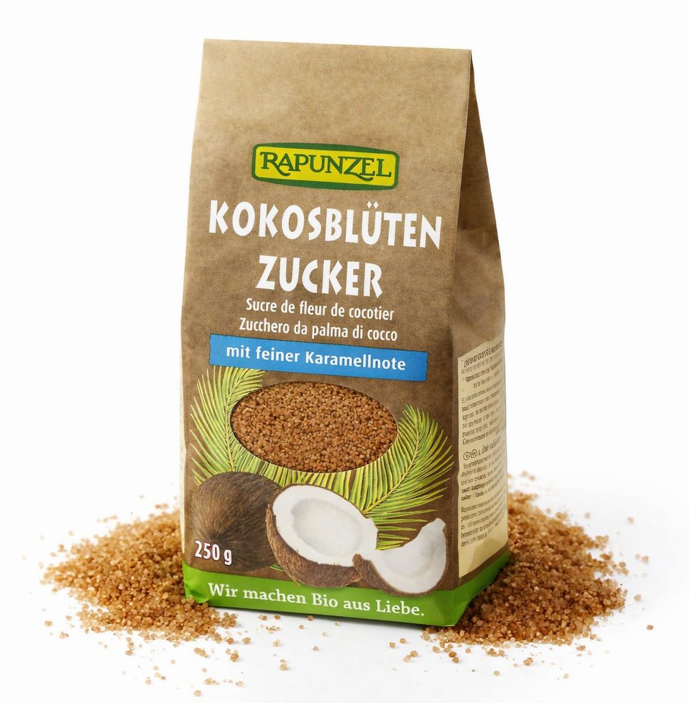 Rapunzel  Kokosblütenzucker - 250g - 6 Beutel Produktbild 