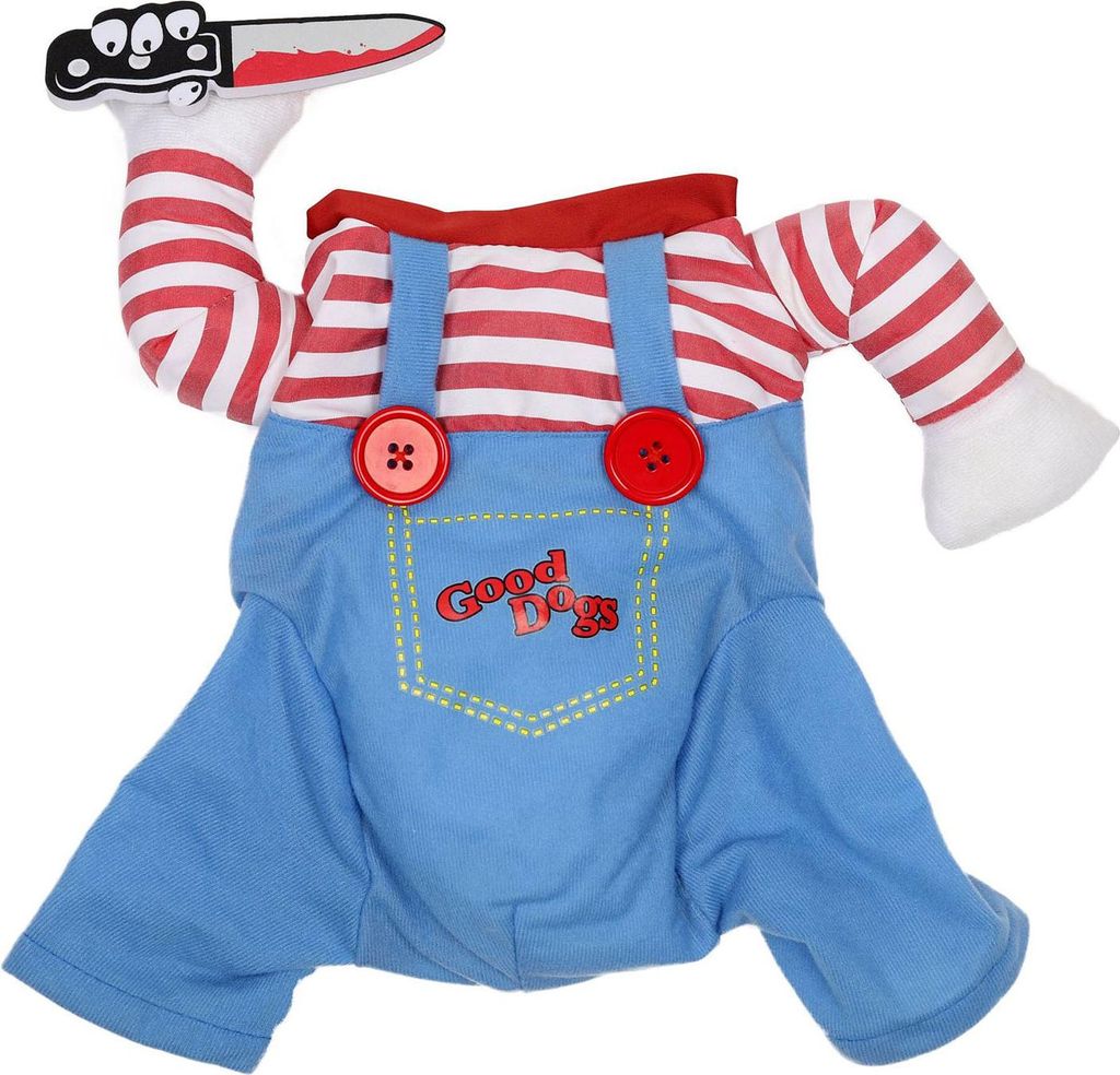Lustige Puppen-Hundekostüme, leuchtende Farben, weiche, bequeme Cosplay-Outfits für Weihnachten, Halloween, M, Blau