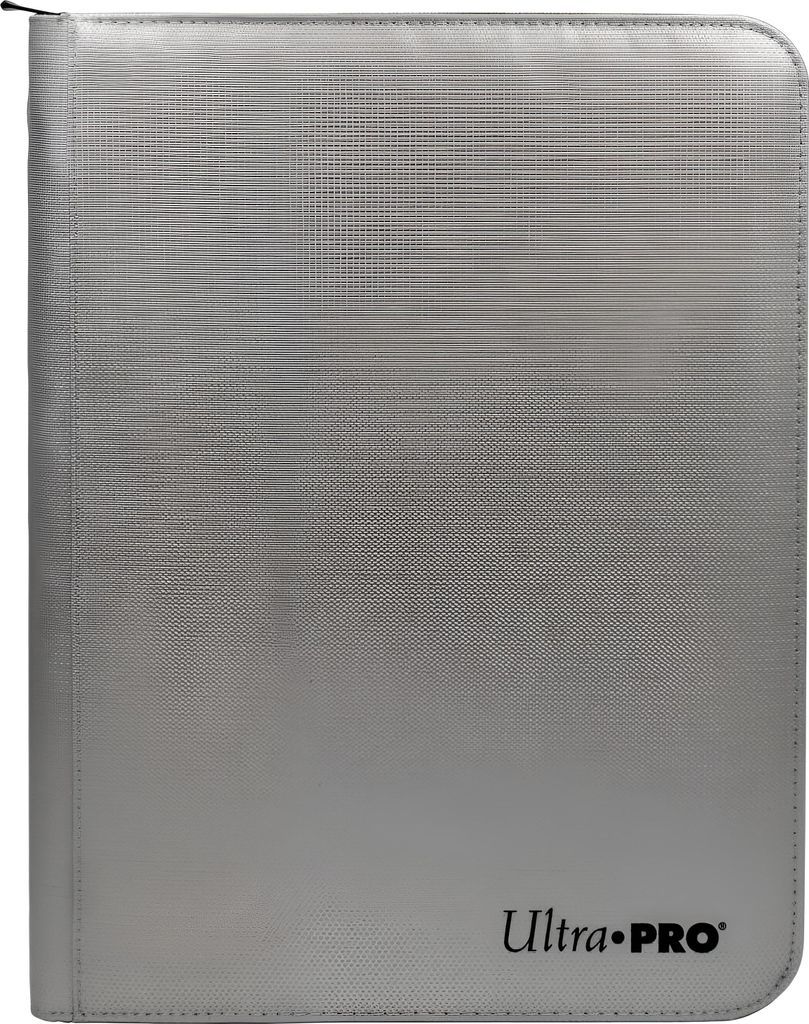 UP 9-Pocket Zippered Pro-Binder - Silver Produktbild 