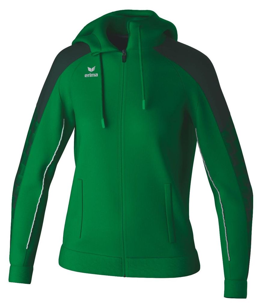 Erima Evo Star Trainingsjacke mit Kapuze grün