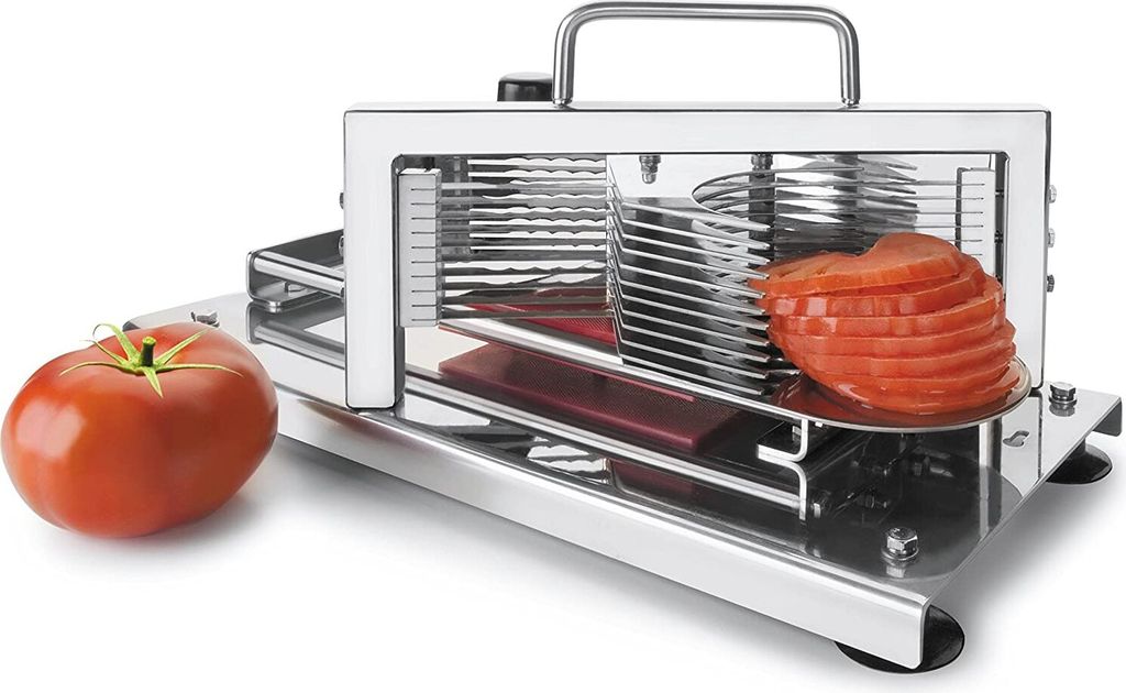 Lacor - 60510 - kurze Maschinen -Tomaten 10 Edelstahlblätter.