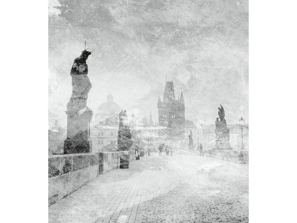 Fototapete - Charles Bridge Abstract II 225x250cm - Vliestapete