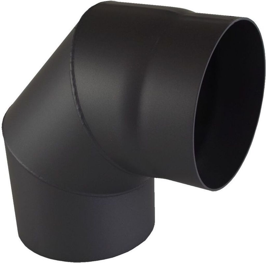 Ofenrohr Ø150mm Senotherm Universal Bogenknie 90° ohne Tür gussgrau Uni Knie