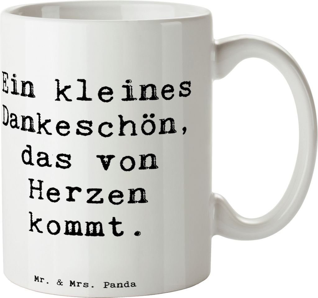 Mr. & Mrs. Panda Tasse Spruch Gastgeschenke Dankeschön - Weiß - Geschenk, Kaffeetasse, mit, Hochzeitsgastgeschenke, Geschenke, persönlicher Dank...