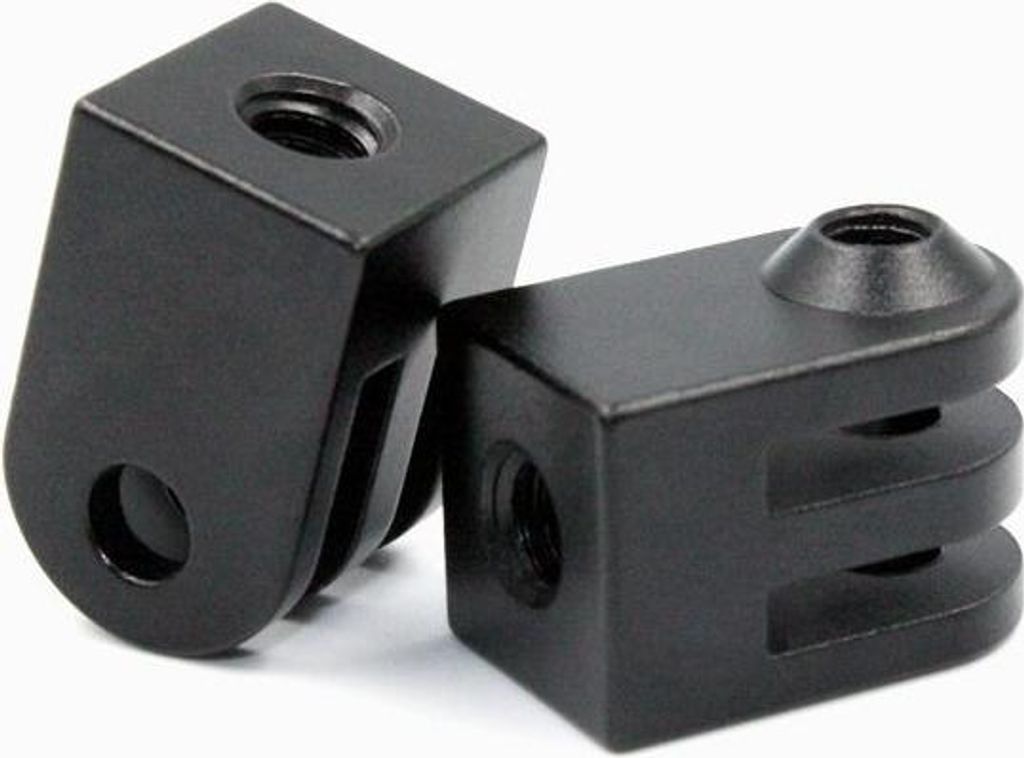 INF 2 Stück Mini-Stativadapter aus Aluminiumlegierung für Action-Kameras