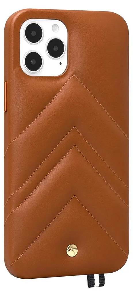 Étui en Cuir Marron pour iPhone 12 et 12 Pro ARTEFAKT Gamme Louvre