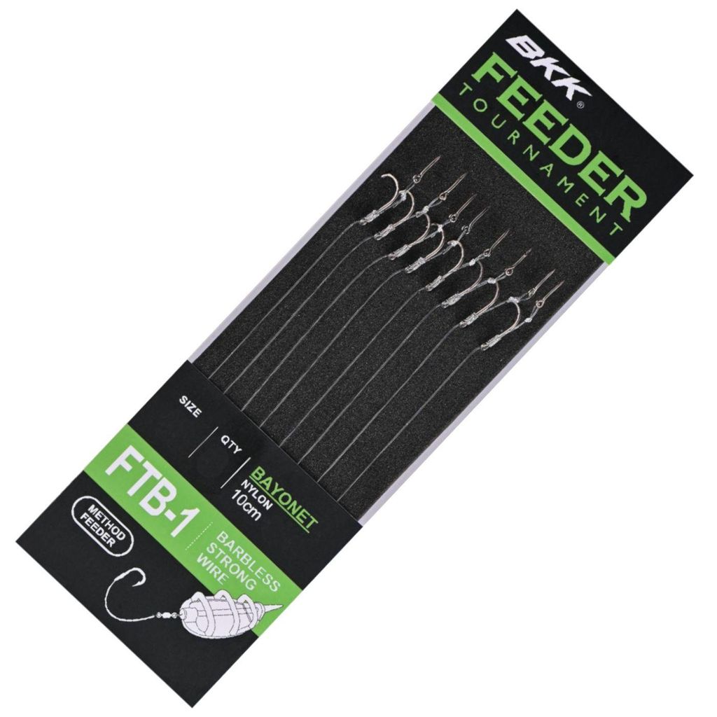 BKK Feeder Tournament FTB-1 Barbless Bayonet Rigs - 8 Produktbild 
