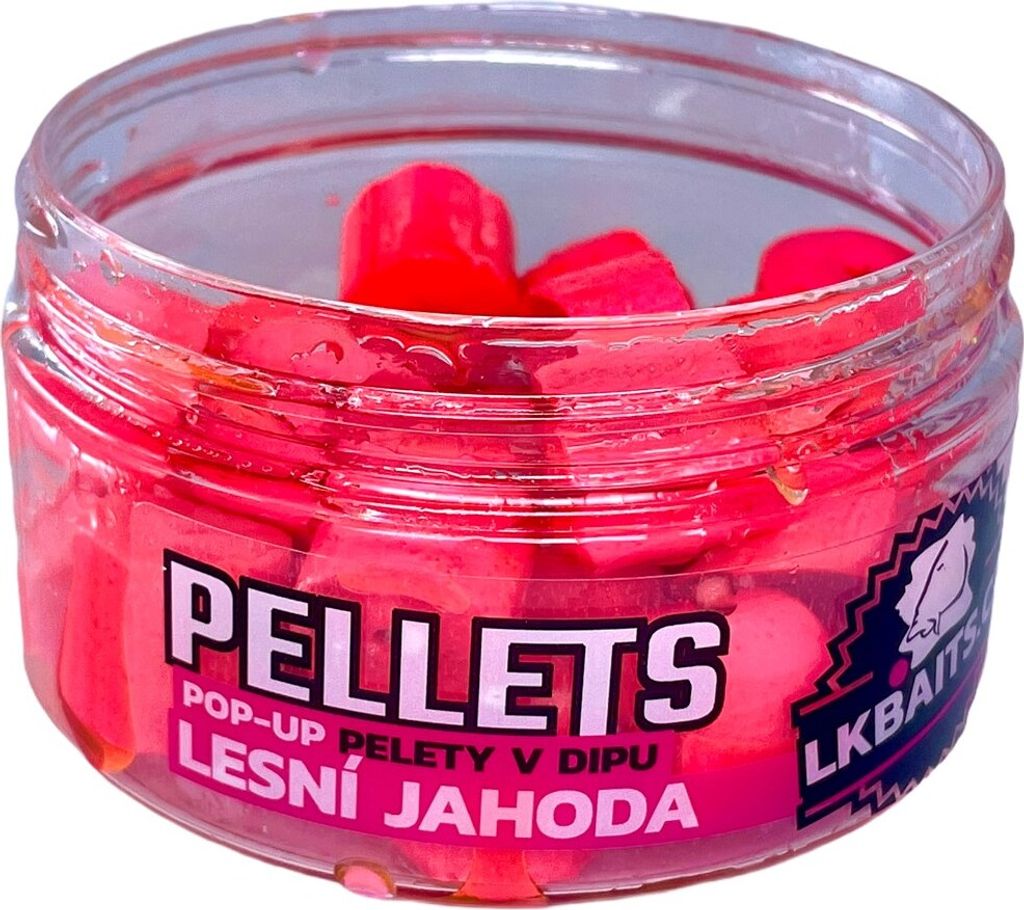 LK Baits pelety v dipu Pop Up Ananas 12mm 40g 04110120