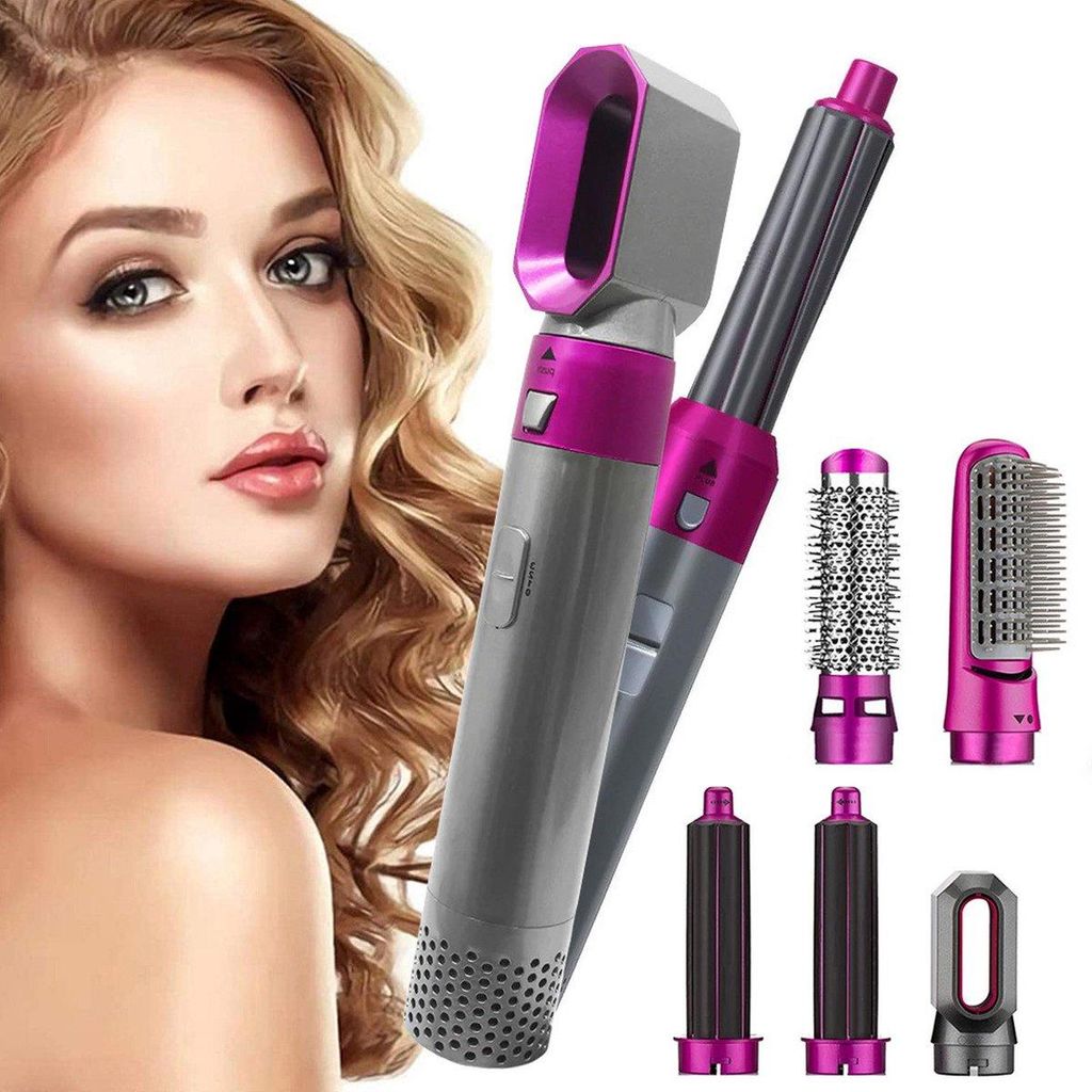 5 in 1 Haarstyler Weiß - Lockenstab Multistyler, Produktbild 