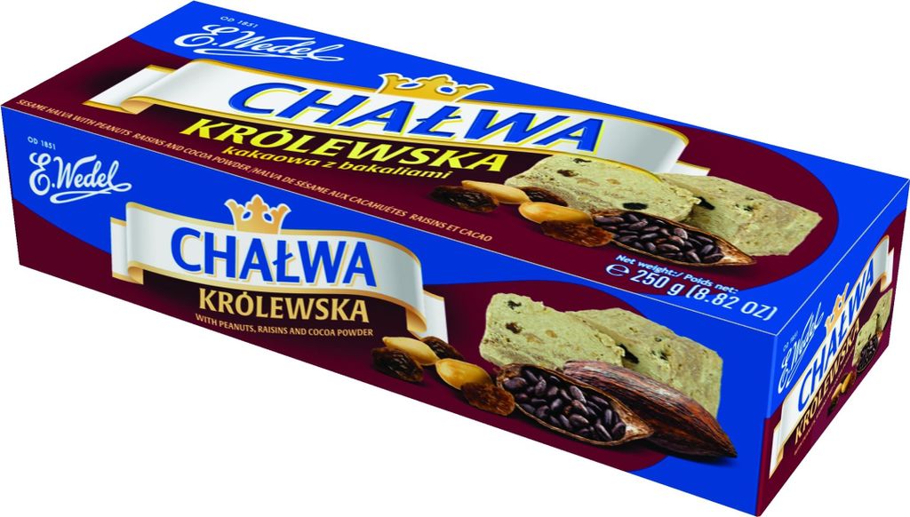 Wedel Sezamová halva s hrozienkami, arašidmi a kakaom 250 g Obrázok produktu 