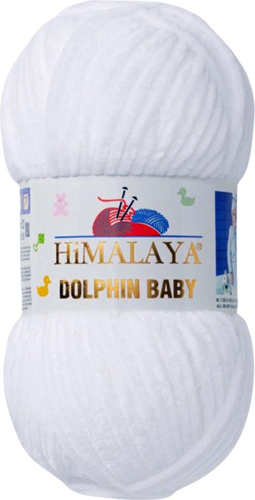 Himalaya Dolphin Baby 80301 Weiß Super Bulky Amigurumi Produktbild