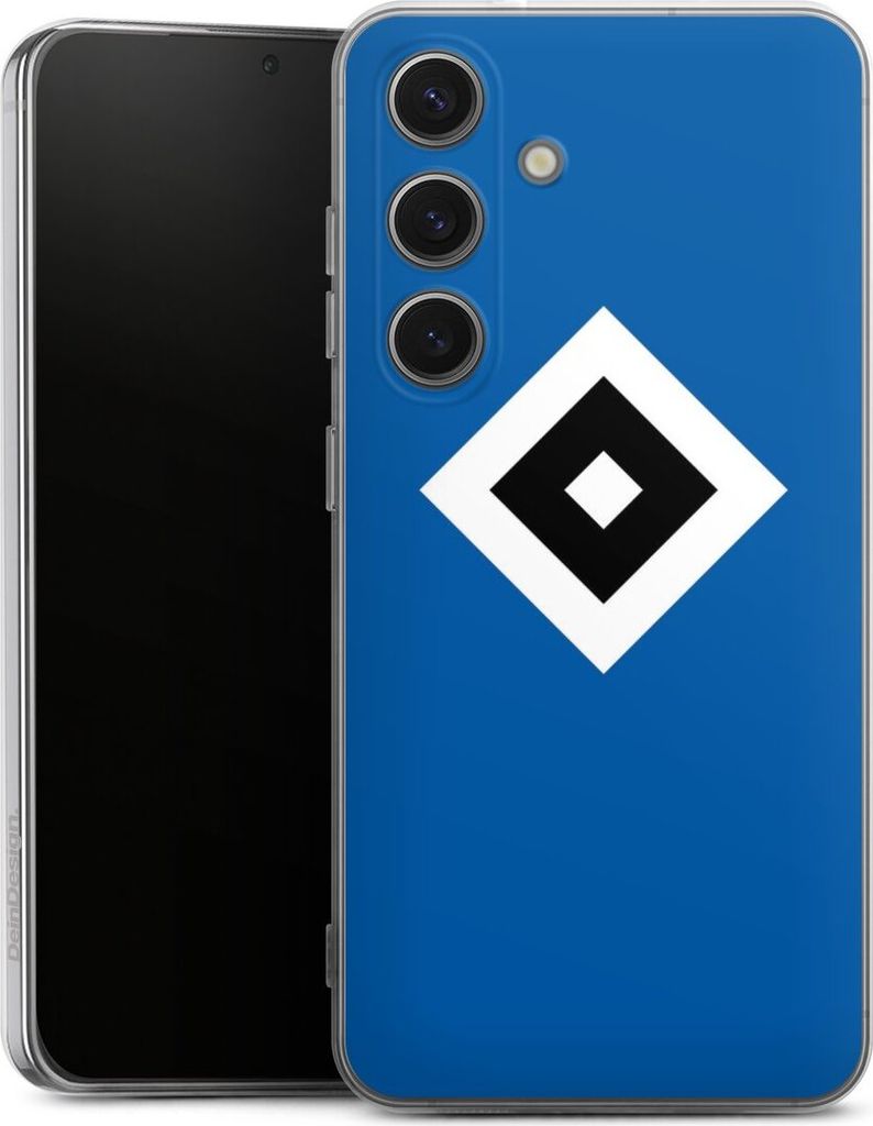 DeinDesign Handyhülle für Samsung Galaxy S25 Silikon Hülle Case Smartphone Schutzhülle HSV Hamburger SV Logo