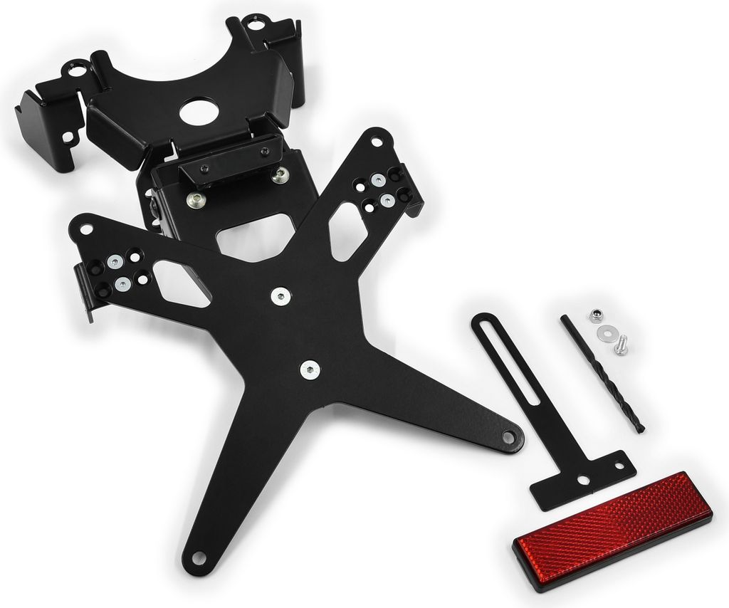 ZIEGER X-Line Kennzeichenhalter kompatibel mit KTM 990 Supermoto BJ 2008-13 / SMR / SMT BJ 2008-14