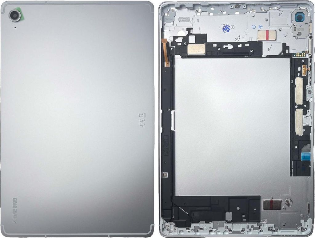Samsung Akkudeckel für Galaxy Tab S10 FE GH82-37146B Ersatzteil Reparatur Silber