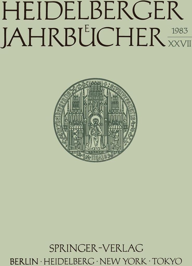 Heidelberger Jahrbücher