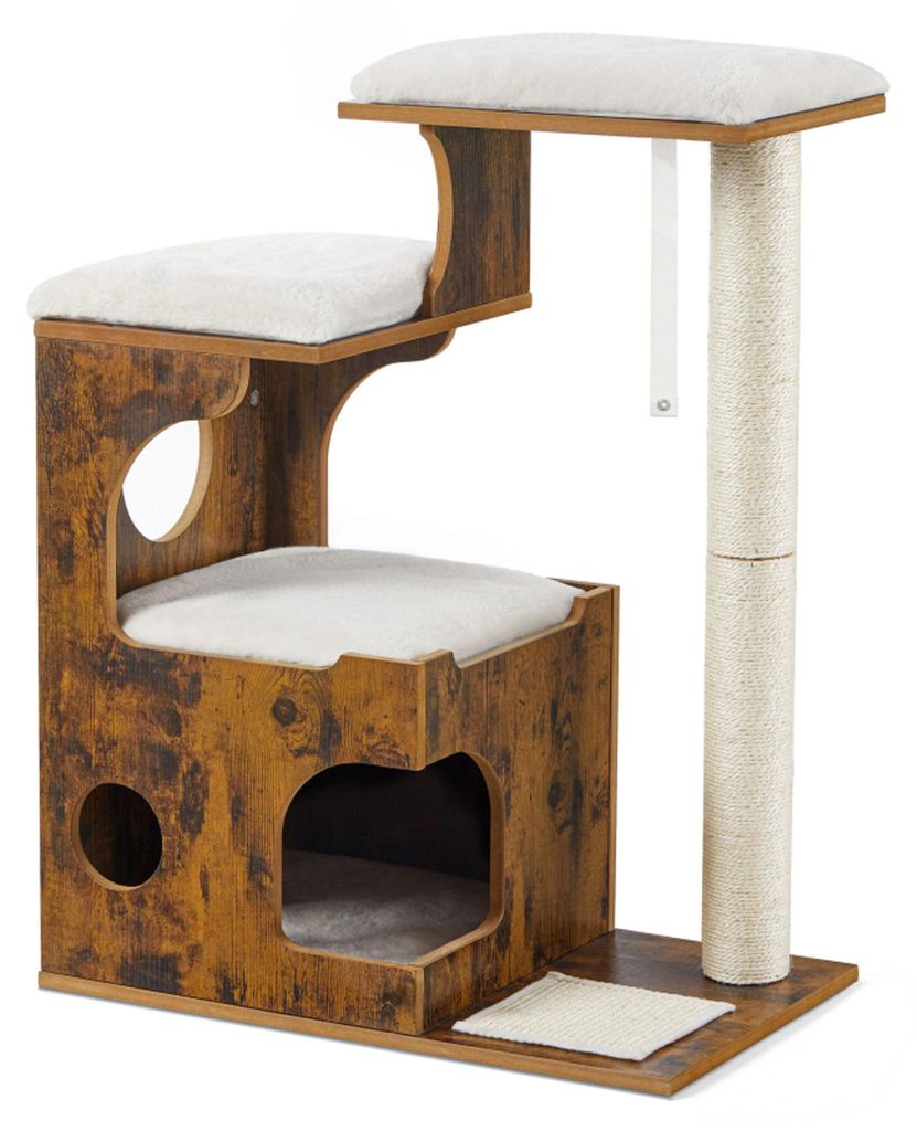 FEANDREA, griffoir pour chats, 86 cm, style vintage, en Image du produit 