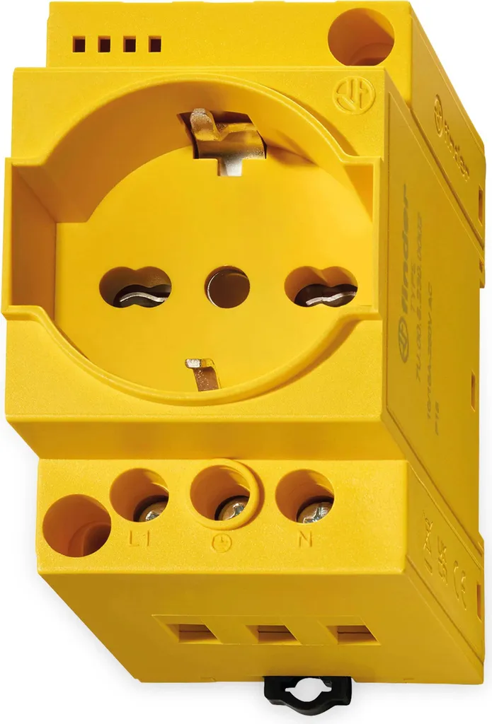 Prise Finder jaune 7U.00.8.230.0002 haute visibilité pour tableau 1pc