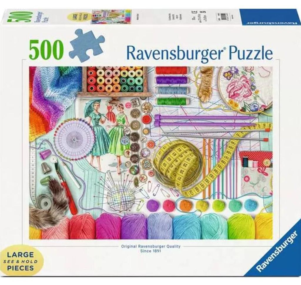 Ravensburger Needlework Station, 500 kusov, Umenie, 12 rok Obrázok produktu 