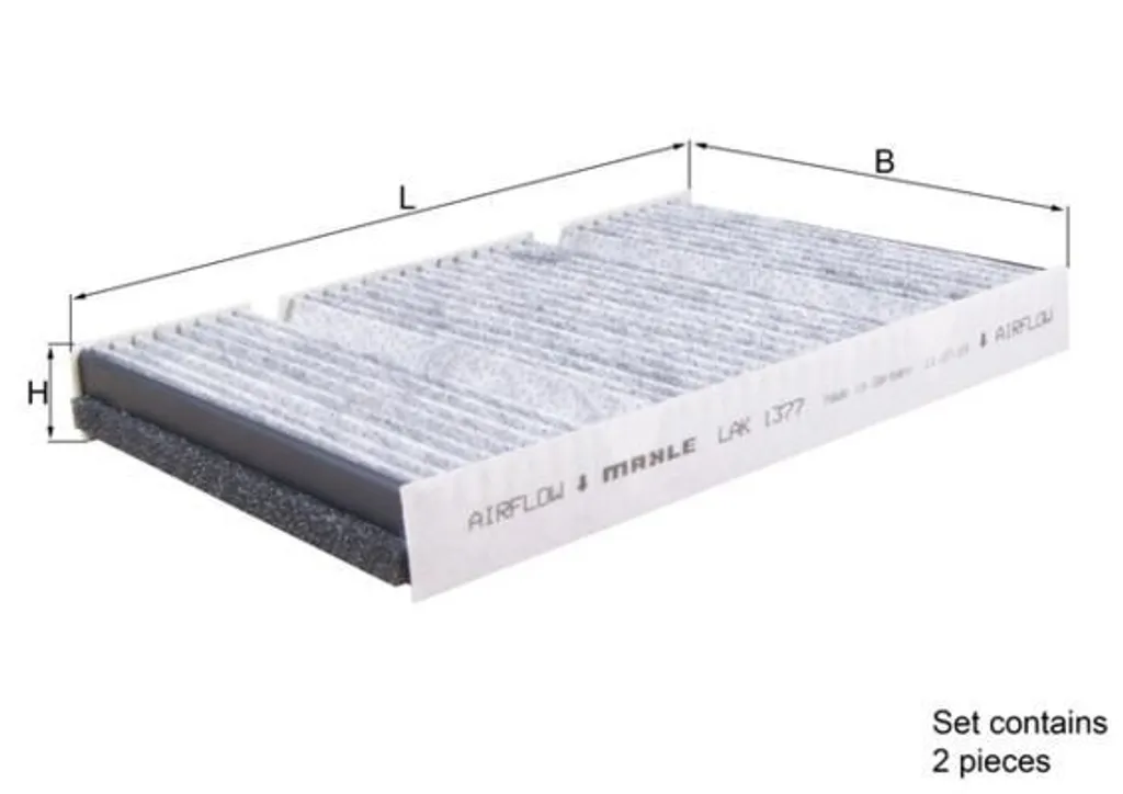 Filtre habitacle KNECHT LAK 1377/S anti-odeur et anti-pollen efficace
