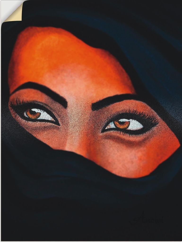 ARTland Wandbild, selbstklebend Tuareg - Der Sand auf deiner Haut Größe: 30x40 cm