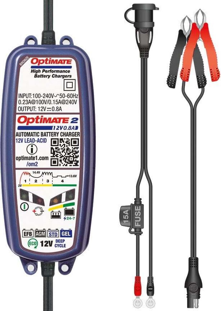 Ładowarka akumulatorów TECMATE "OptiMATE 2 DUO" Zdjęcie produktu 
