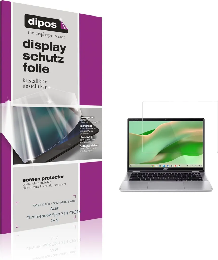Protection d'écran transparente pour Acer Chromebook Spin 314 (2 pièces)