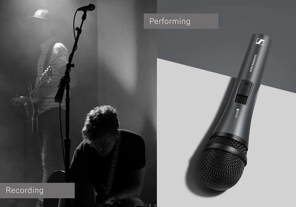 Micro Filaire Robuste Sennheiser e 825-S 330g Cardioïde Anti-Larsen - 3