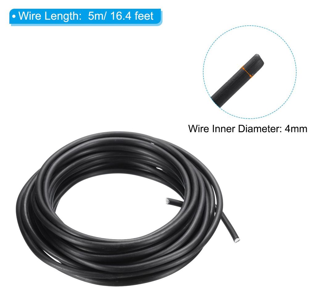 5m Basteldraht 4mm Bonsai Training Draht 1 Rolle Blumen Draht Stiele Eloxiertes Aluminium Baum Draht 16.4 Fu? Gesamt fš¹r Gartenarbeit Zweig Befe...