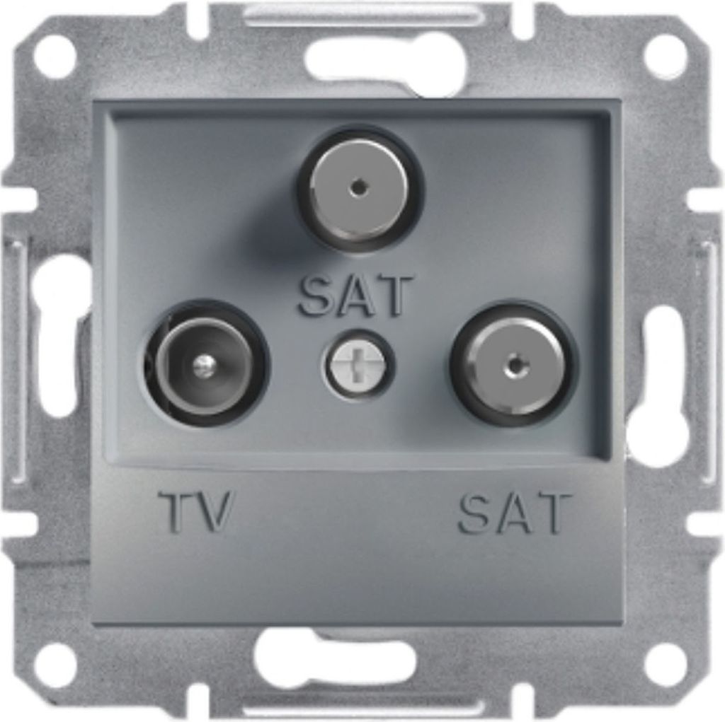 TV 2xSAT Enddose 1dB ohne Rahmen EPH3600162