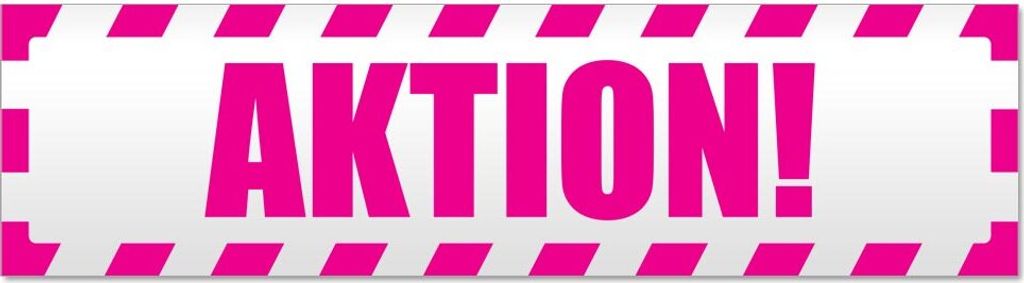 AKTION! gestreift Magnetschild Schild magnetisch