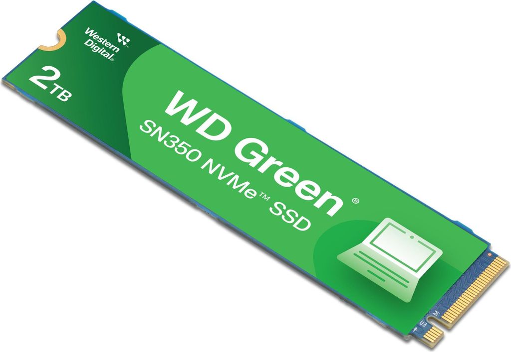 SSD WD Green M.2 2280 2TB NVMe SN350 interno Immagine del prodotto 