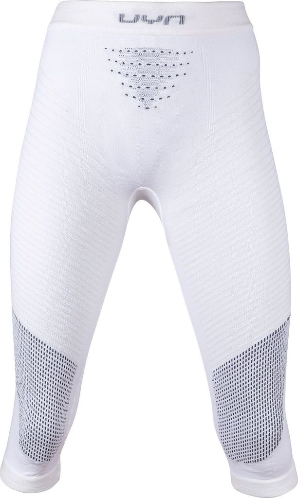 UYN Fusyon 3/4 Funktionsunterhose Damen snow white/anthrazit/grey L/XL