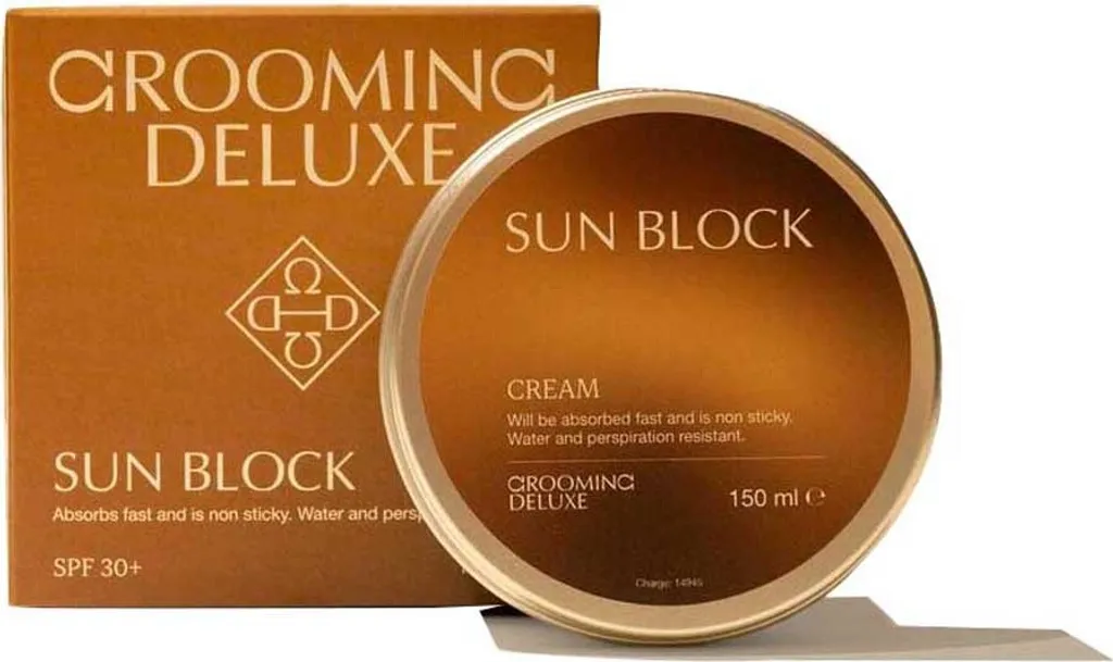 Crème Solaire Sunblock Grooming Deluxe 100ml - Soin Poney Nez Sensible